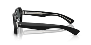 Oliver Peoples Devaney 18k con montatura Nero e lenti  Grigio - L'immagine 4