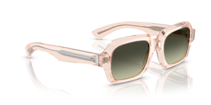 Oliver Peoples Devaney 18k con montura Flor de cerezo y lentes Verde - El 3