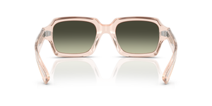 Oliver Peoples Devaney 18k avec une monture Fleur de cerisier et des verres Vert - L'image 5