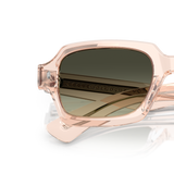 Oliver Peoples Devaney 18k with Cherry Blossom frame and Green lenses - Variant