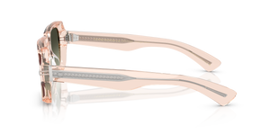 Oliver Peoples Devaney 18k con montura Flor de cerezo y lentes Verde - El 4