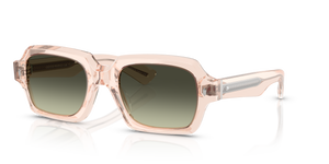 Oliver Peoples Devaney 18k with Cherry Blossom frame and Green lenses - image 1