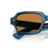 Oliver Peoples Devaney 18k with Translucent Blue frame and Brown lenses - Variant