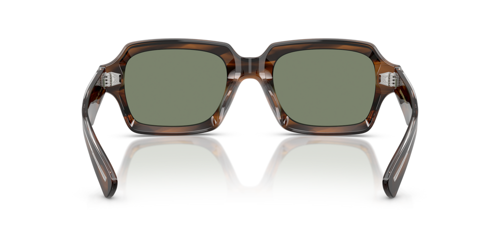 Oliver Peoples Devaney 18k with Barchan frame and Green lenses - image 5