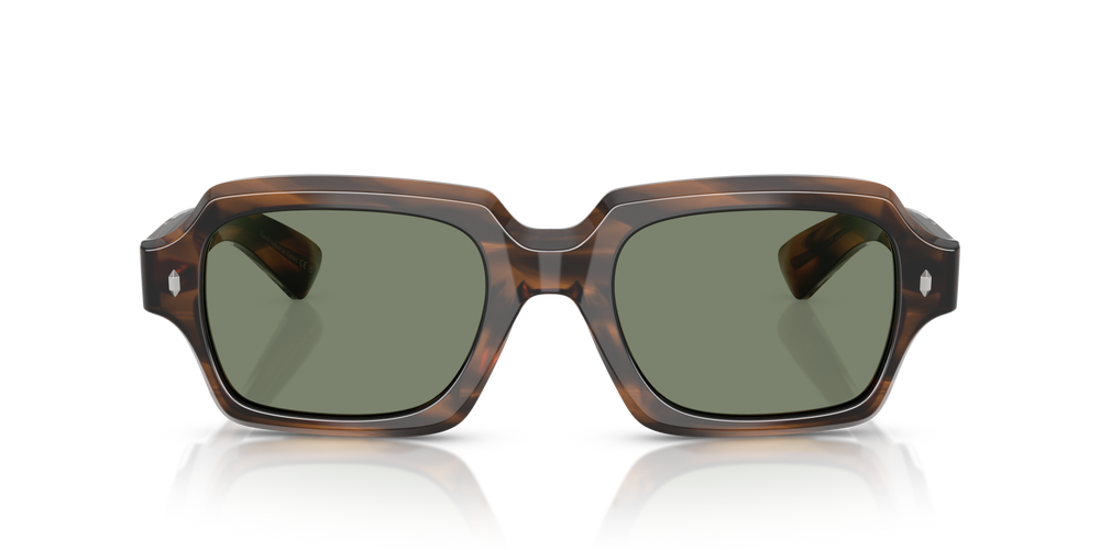 Sie Oliver Peoples Devaney 18k mit Barchan Gestell und Grün Gläsern - bild 2