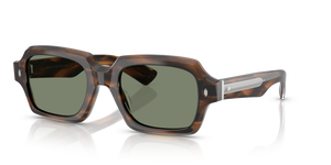 Oliver Peoples Devaney 18k with Barchan frame and Green lenses - Image 1