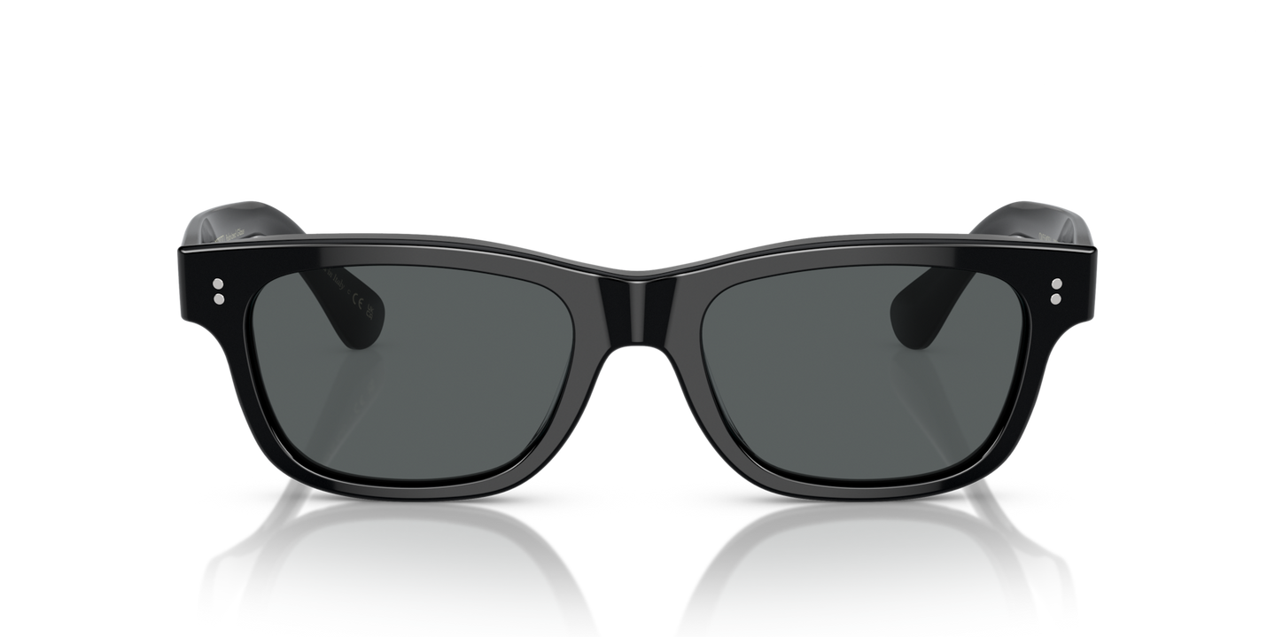 Oliver Peoples Rosson Sun con montura Negro y lentes Gris - Imagen Lentes