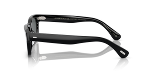 Oliver Peoples Rosson Sun con montatura Nero e lenti  Grigio - L'immagine 4