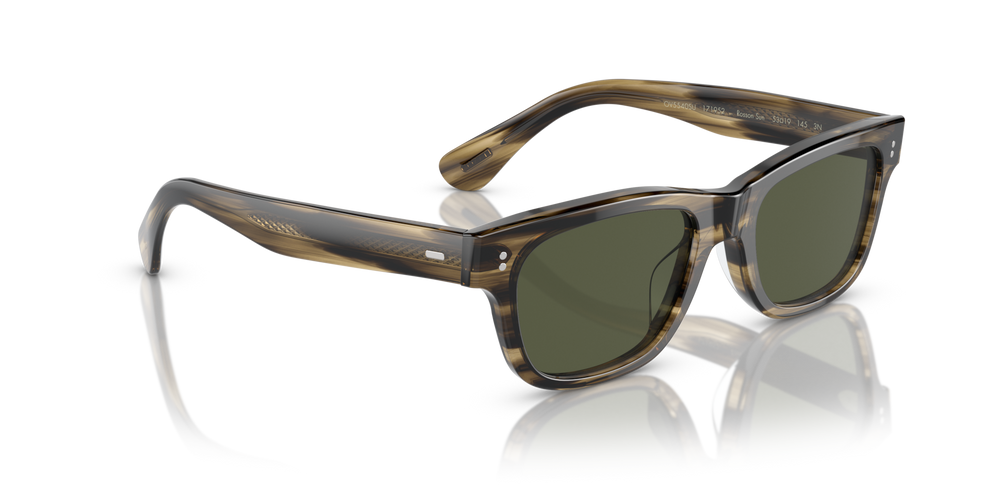 Oliver Peoples Rosson Sun with Olive Smoke frame and Green lenses - image 3