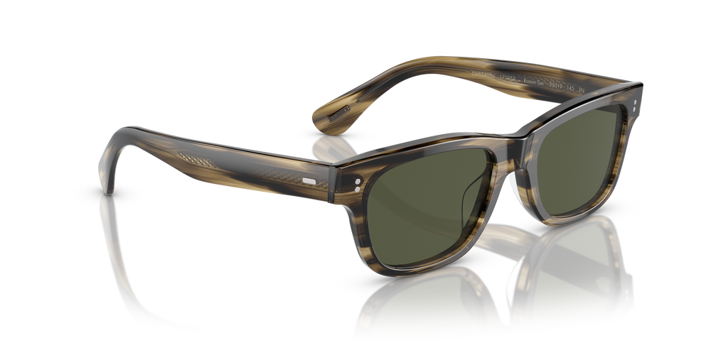Oliver Peoples Rosson Sun with Olive Smoke frame and Green lenses - image 3