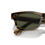 Oliver Peoples Rosson Sun with Olive Smoke frame and Green lenses - Variant