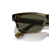 Oliver Peoples Rosson Sun with Olive Smoke frame and Green lenses - Variant