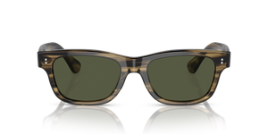 Oliver Peoples Rosson Sun with Olive Smoke frame and Green lenses - image 2