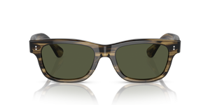Oliver Peoples Rosson Sun con montatura Verde oliva effetto fumé e lenti  Verde - L'immagine 2