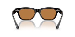 Oliver Peoples Rosson Sun con montatura Nero sfumato 362 e lenti  Marrone - L'immagine 5