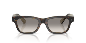 Oliver Peoples Rosson Sun Exclusive avec une monture 362/Corne et des verres Gris - L'image 2