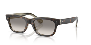 Oliver Peoples Rosson Sun Exclusive avec une monture 362/Corne et des verres Gris - L'image 1
