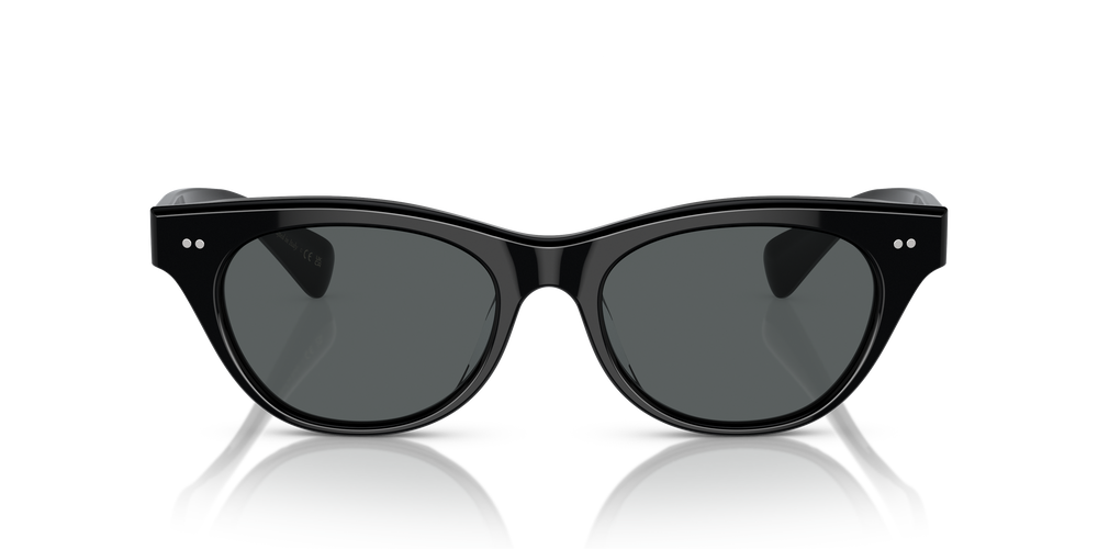 Sie Oliver Peoples Avelin mit Schwarz Gestell und Grau Gläsern - Das Bild 2