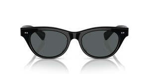 Sie Oliver Peoples Avelin mit Schwarz Gestell und Grau Gläsern - Das Bild 2