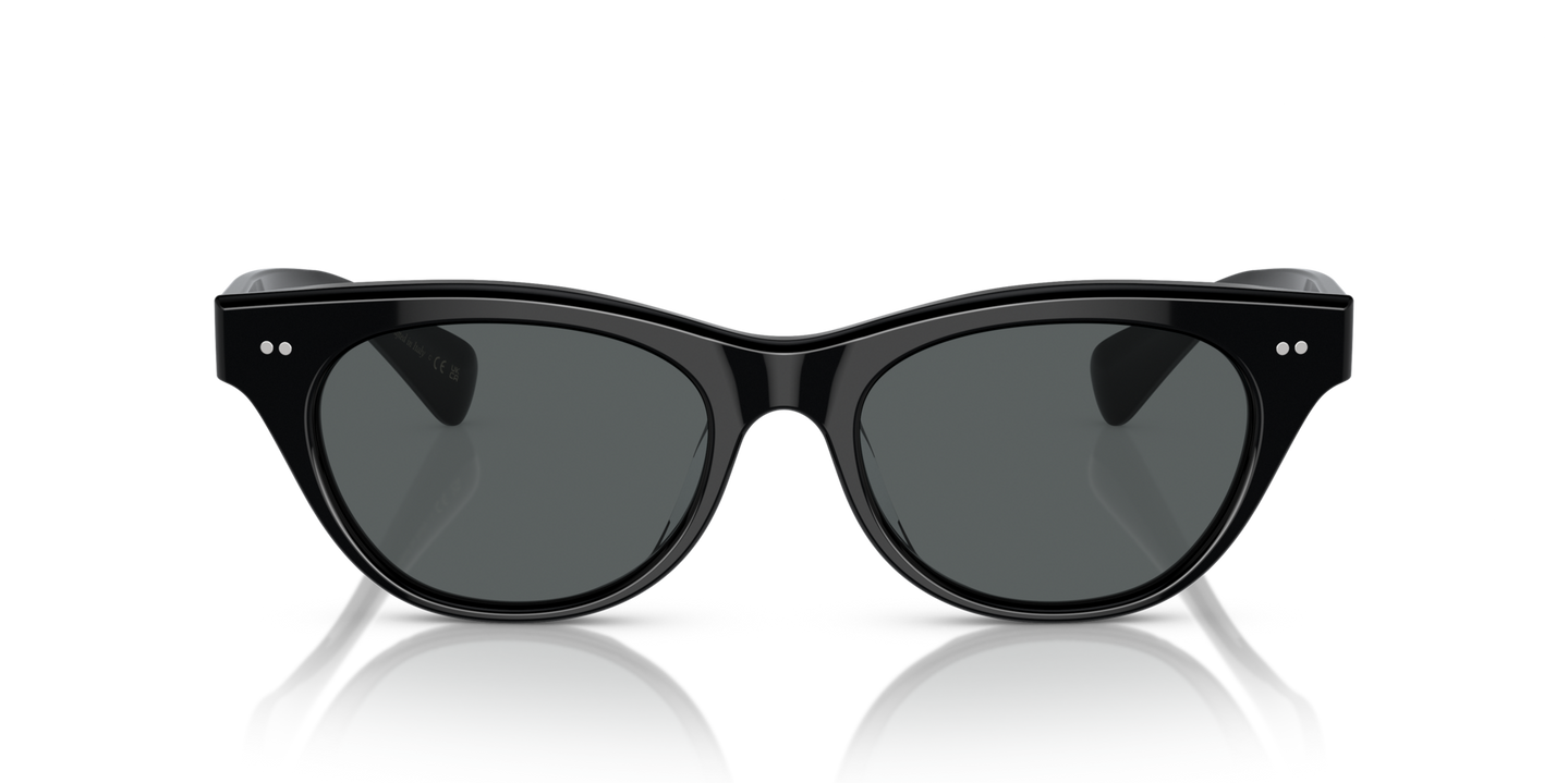 Oliver Peoples Avelin with Black frame and Grey lenses - Image Lenses
