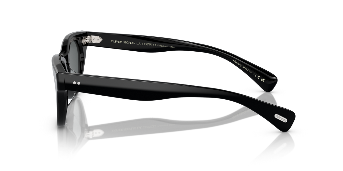 Oliver Peoples Avelin with Black frame and Grey lenses - Image Genuine Pins
