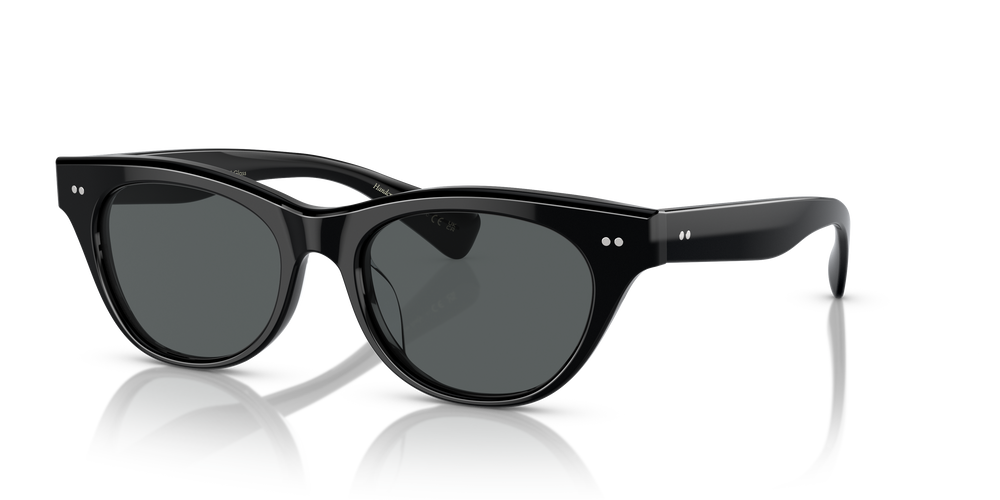 Sie Oliver Peoples Avelin mit Schwarz Gestell und Grau Gläsern - Das Bild 1