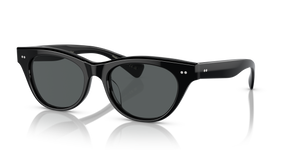 Sie Oliver Peoples Avelin mit Schwarz Gestell und Grau Gläsern - Das Bild 1