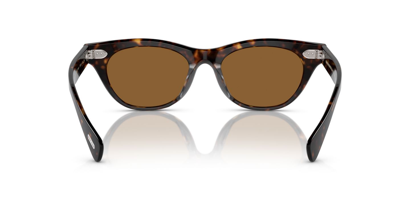Oliver Peoples Avelin with 362 frame and Brown lenses - Image Nosepads