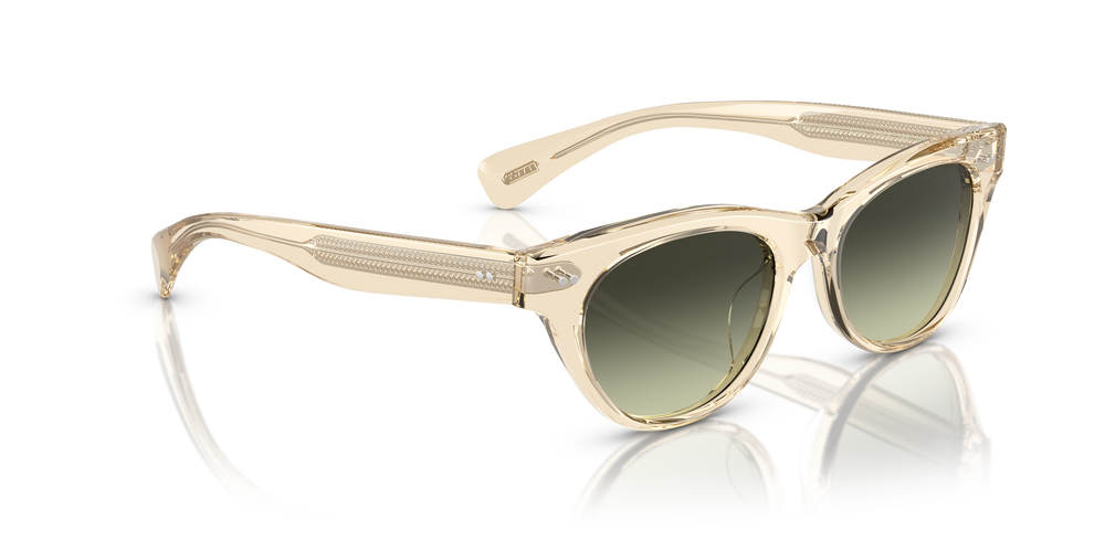 Oliver Peoples Avelin con montatura Marrone camoscio e lenti  Verde - L'immagine 3
