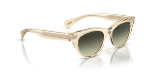 Oliver Peoples Avelin con montatura Marrone camoscio e lenti  Verde - L'immagine 3