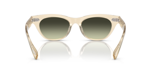 Oliver Peoples Avelin con montatura Marrone camoscio e lenti  Verde - L'immagine 5