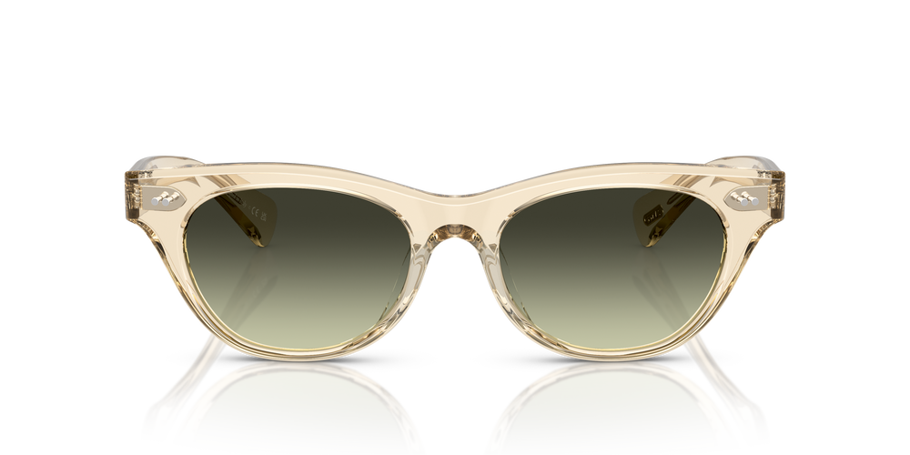 Oliver Peoples Avelin con montatura Marrone camoscio e lenti  Verde - L'immagine 2