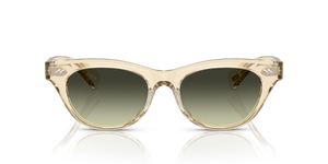Oliver Peoples Avelin con montatura Marrone camoscio e lenti  Verde - L'immagine 2