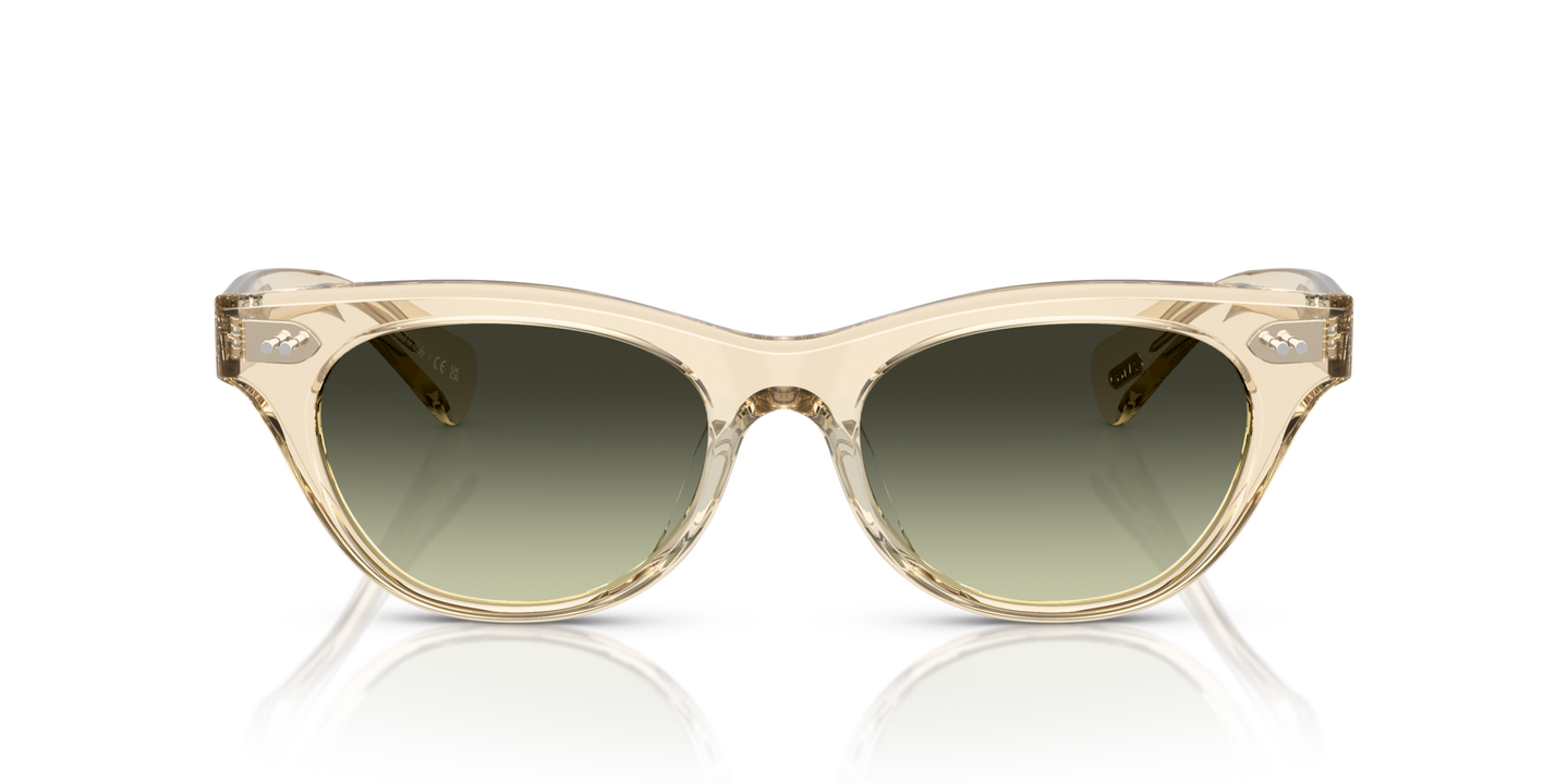 Oliver Peoples Avelin con montura Ante y lentes Verde - Imagen Lentes
