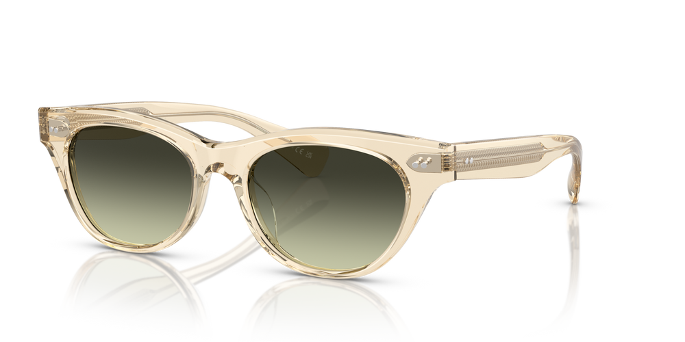 Oliver Peoples Avelin with Buff frame and Green lenses - image 3