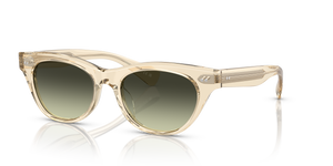 Oliver Peoples Avelin con montatura Marrone camoscio e lenti  Verde - L'immagine 1