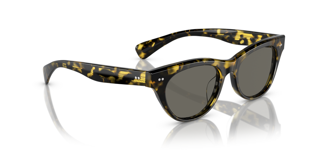 Oliver Peoples Avelin avec une monture Vintage DTBK et des verres Gris - L'image 3