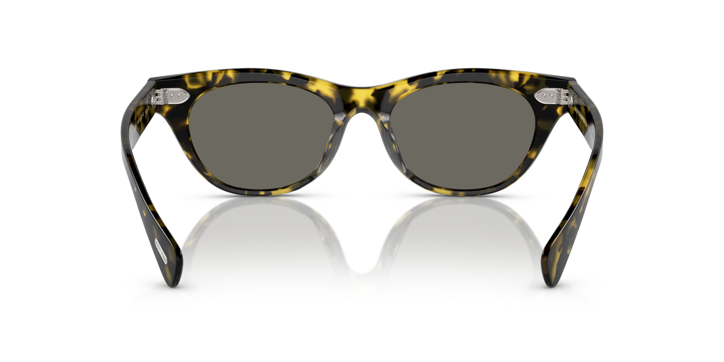 Oliver Peoples Avelin with Vintage DTBK frame and Grey lenses - Image Nosepads