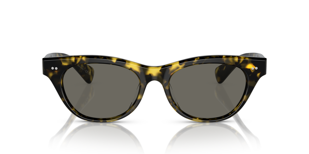 Oliver Peoples Avelin avec une monture Vintage DTBK et des verres Gris - L'image 2