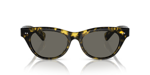 Oliver Peoples Avelin avec une monture Vintage DTBK et des verres Gris - L'image 2