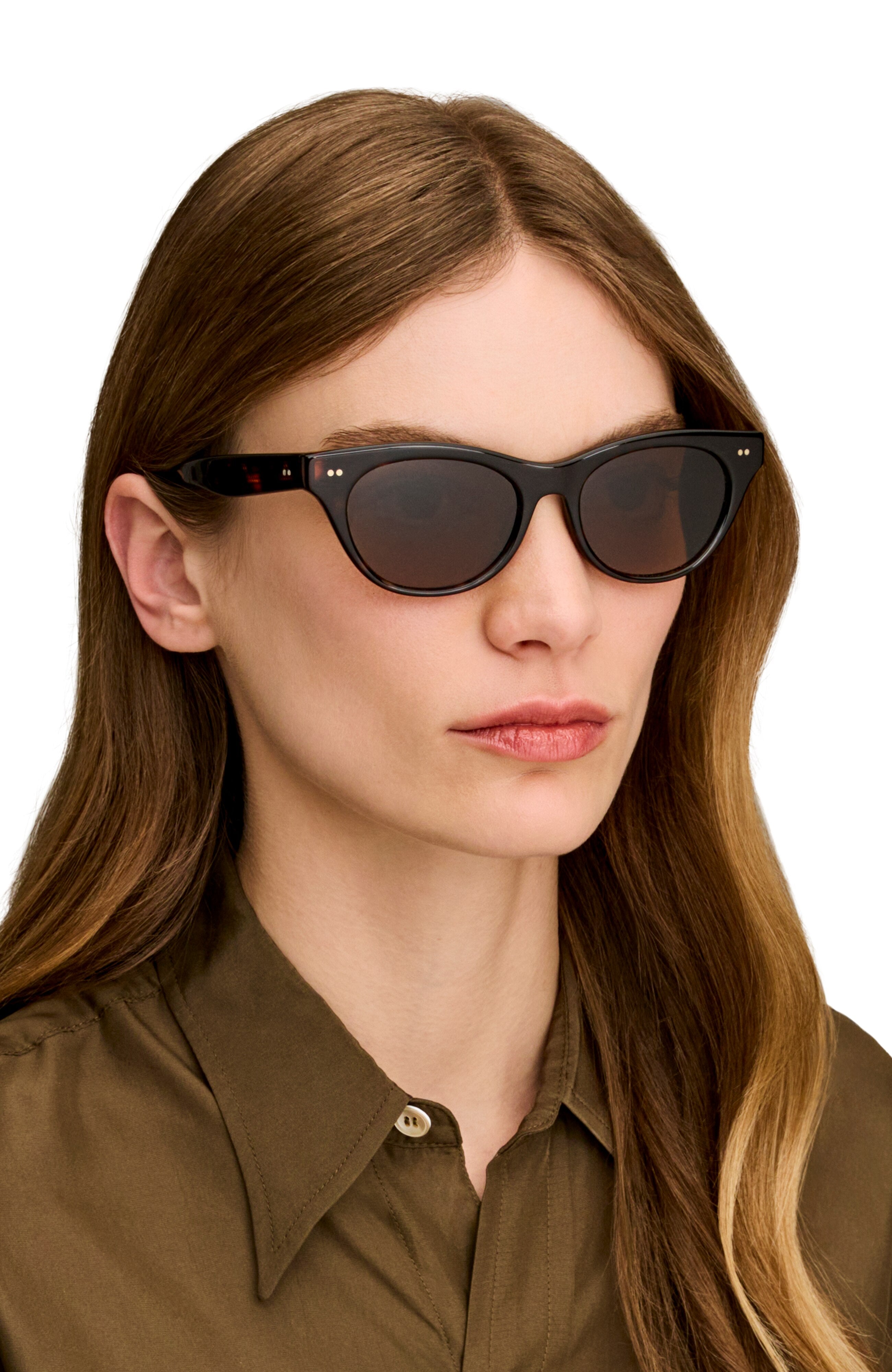 Oliver Peoples Avelin with Black frame and Midnight Express Polar