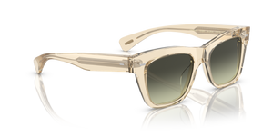 Oliver Peoples Ms. Oliver avec une monture Chamois et des verres Vert - image 3