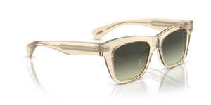 Oliver Peoples Ms. Oliver con montura Ante y lentes Verde - El 3