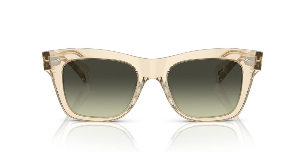 Oliver Peoples Ms. Oliver avec une monture Chamois et des verres Vert - image 2