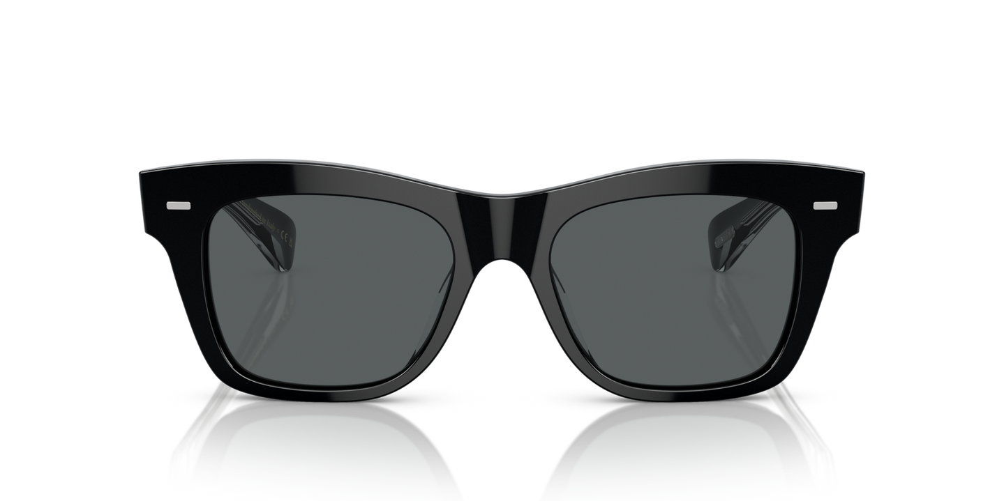 Oliver Peoples Ms. Oliver with Black frame and Grey lenses - Image Lenses