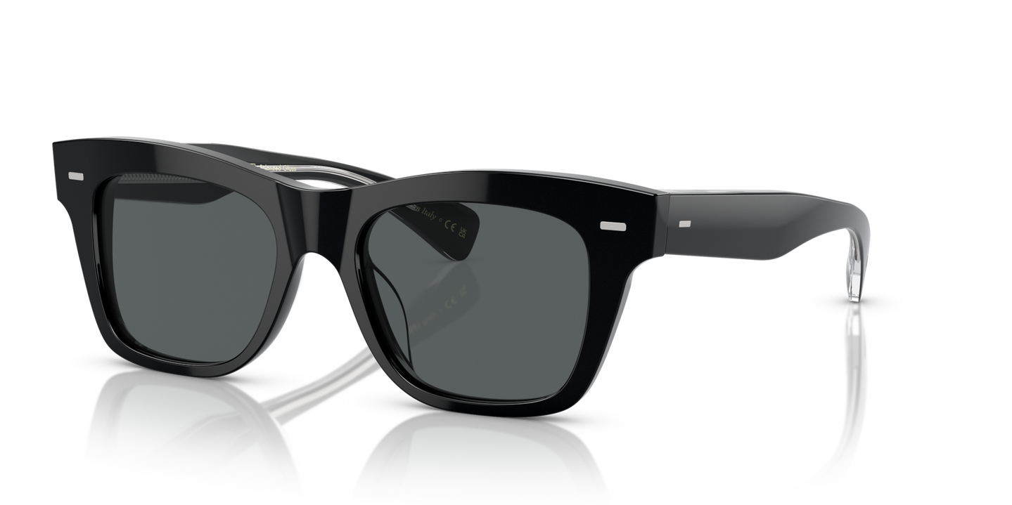 Oliver Peoples Ms. Oliver con montura Negro y lentes Gris - Imagen Placas