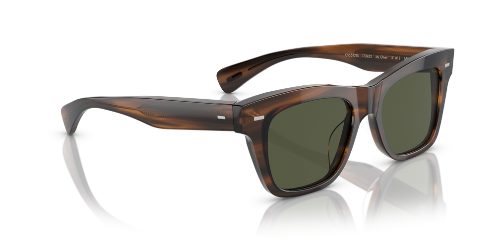 Oliver Peoples Ms. Oliver with Tuscany Tortoise frame and Green lenses - Image 3