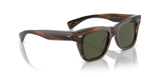 Oliver Peoples Ms. Oliver with Tuscany Tortoise frame and Green lenses - Image 3