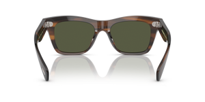 Oliver Peoples Ms. Oliver with Tuscany Tortoise frame and Green lenses - Image 5