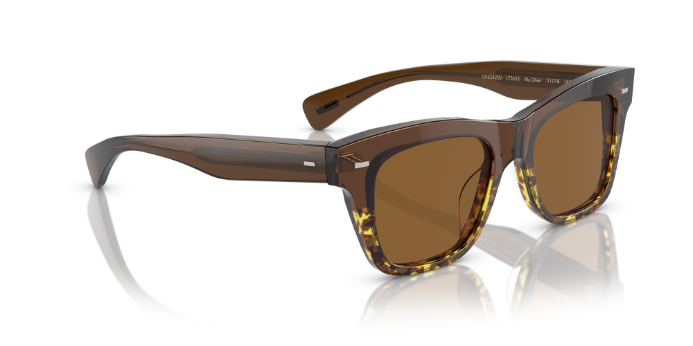 Oliver Peoples Ms. Oliver avec une monture Expresso/382 dégradé et des verres Brun - L'image 3